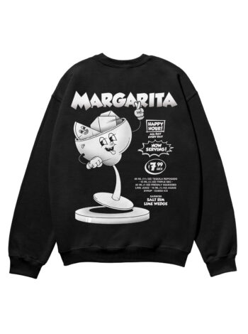 Margarita Black & White Heavyweight Organic Sweatshirt