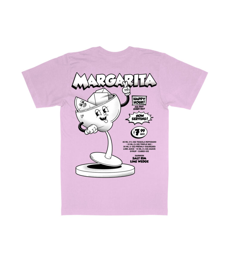 Margarita Black & White Organic Heavyweight T-Shirt