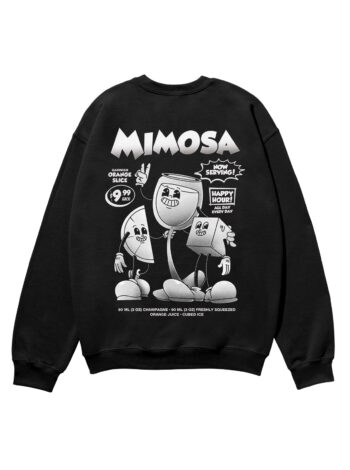 Mimosa Black & White Heavyweight Organic Sweatshirt