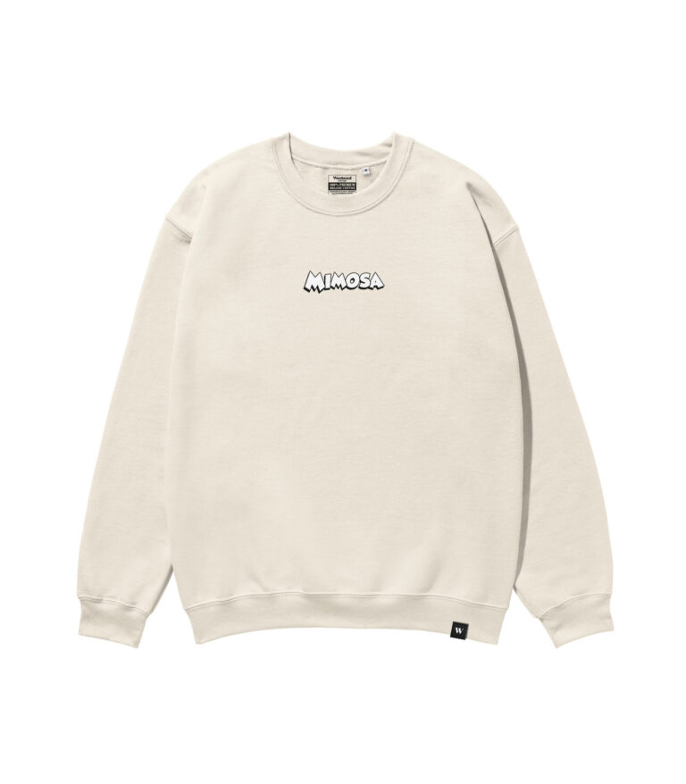 Mimosa Black & White Heavyweight Organic Sweatshirt