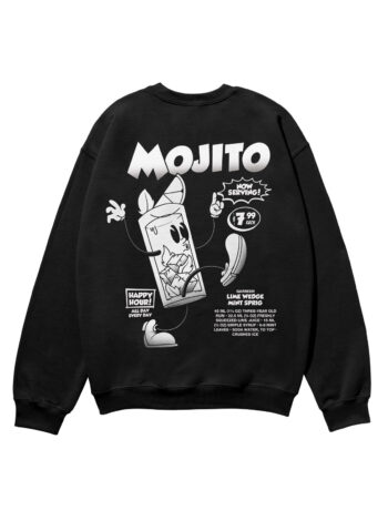 Mojito Black & White Heavyweight Organic Sweatshirt