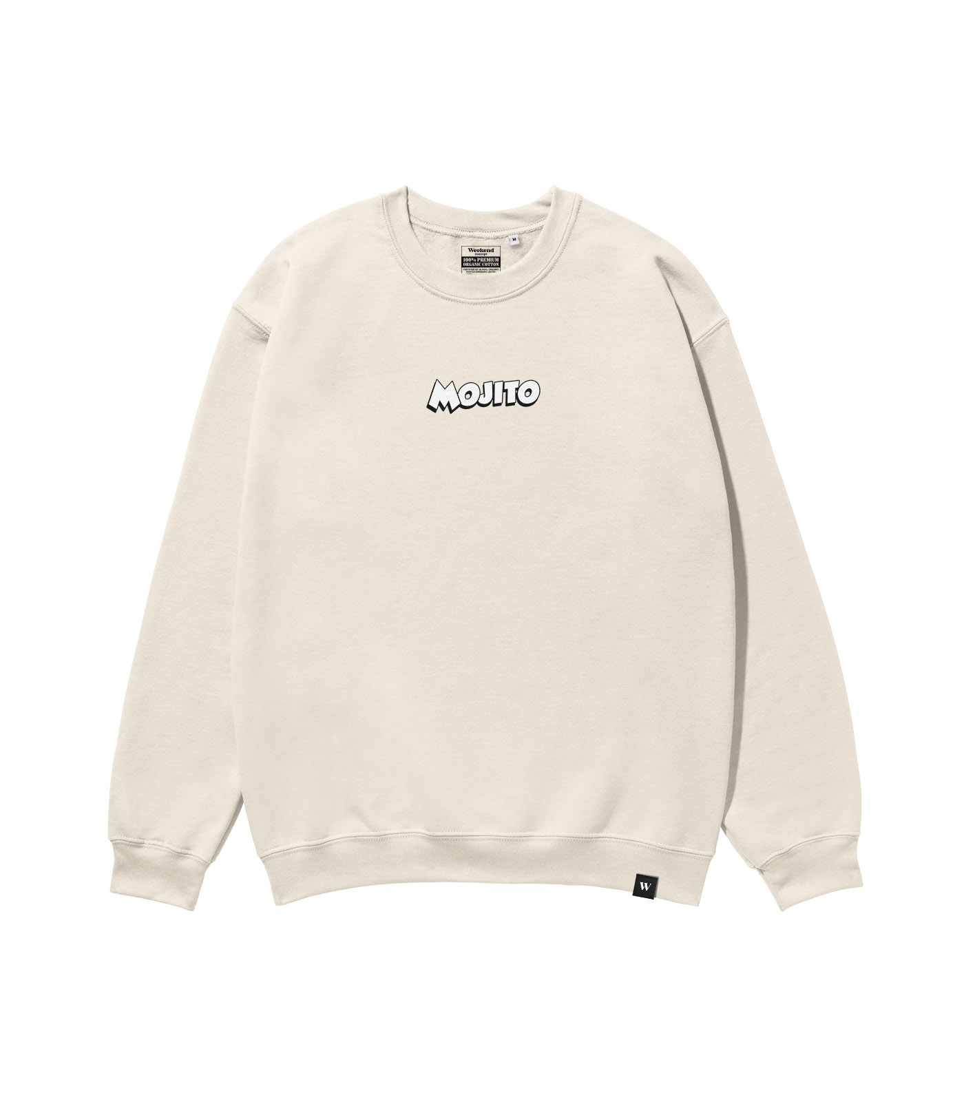 Mojito Black & White Heavyweight Organic Sweatshirt - Image 5
