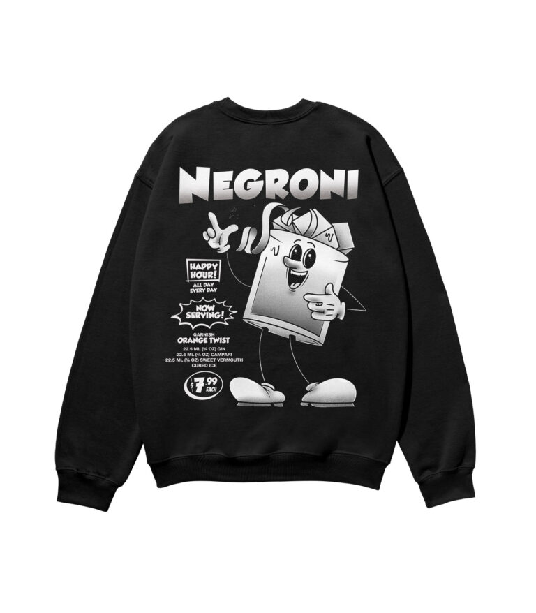Negroni Black & White Heavyweight Organic Sweatshirt