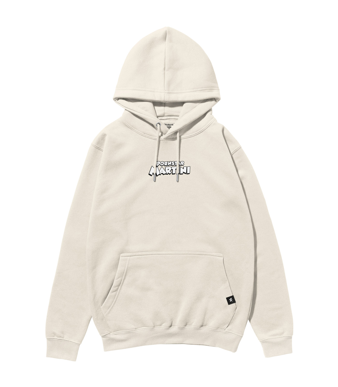 Pornstar Martini Black & White Heavyweight Organic Hoodie - Image 5