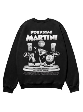 Pornstar Martini Black & White Heavyweight Organic Sweatshirt
