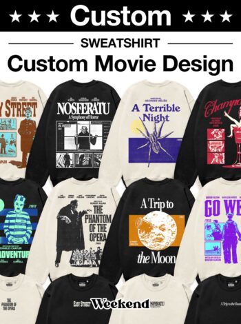 CUSTOM Retro Movie Organic Sweatshirt