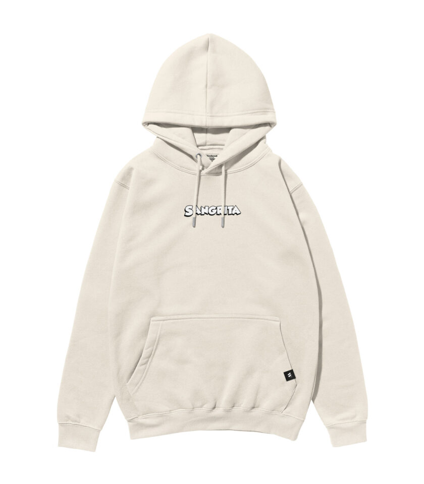 Sangrita Black & White Heavyweight Organic Hoodie - Image 5