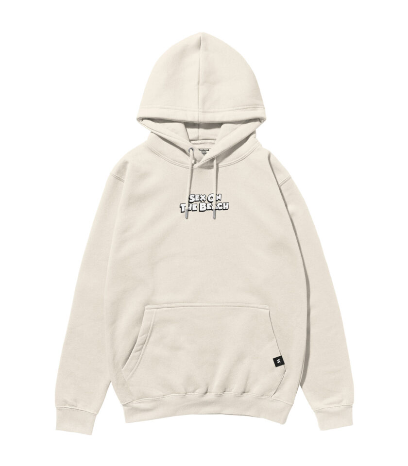 Sex on the Beach Black & White Heavyweight Organic Hoodie - Image 5