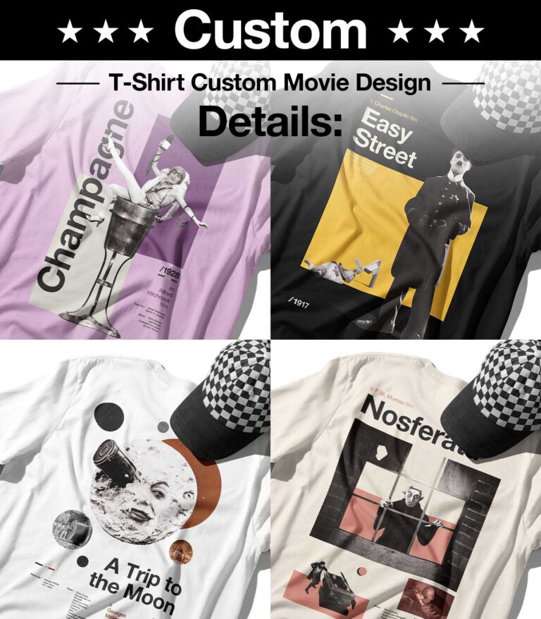 CUSTOM Midcentury Movie Graphic T-Shirt